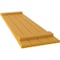 Ekena Millwork Americraft 4-Board, 2 Batten Exterior Real Wood Joined Board-n-Batten Shutters, ARW101BB414X55TUH, PR ARW101BB414X55TUH - alternate 2